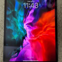 Apple iPad Pro (12.9-inch, Wi-Fi + Cellular, 256GB) - Space Gray (4th Generation) (2020) (IMPECCABLE PERFORMANCE, WORKS PERFECTLY)