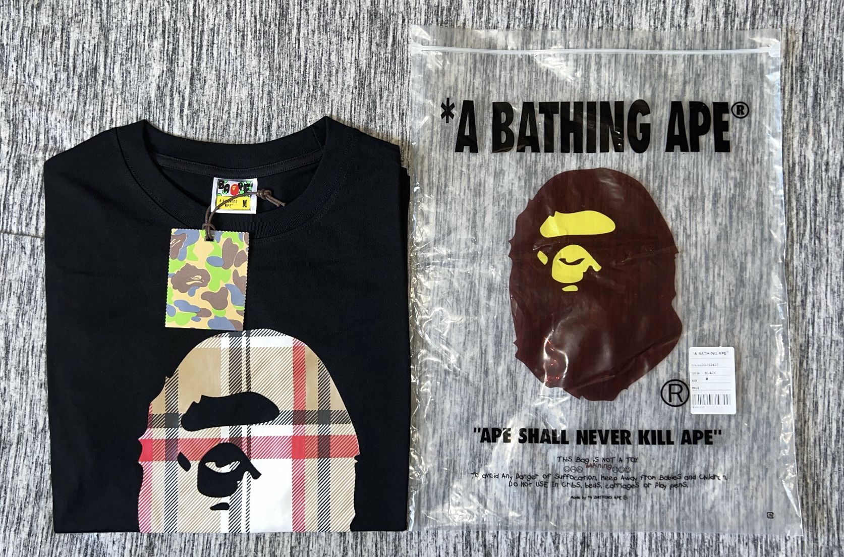 Burberry x Bape collab T-Shirt