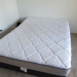 Mattress, Box Spring And Bed Frame