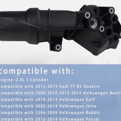 2.5L Volkswagen Oil Filter Housing