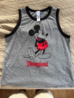 Official Disneyland Mickey Tank Top, Gray / Black, large