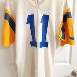 Vintage Rawlings 80’s NFL Los Angeles Rams Jim Everett Football Jersey Large.