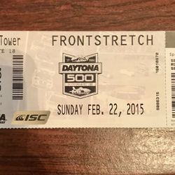 2015 Daytona 500 stub