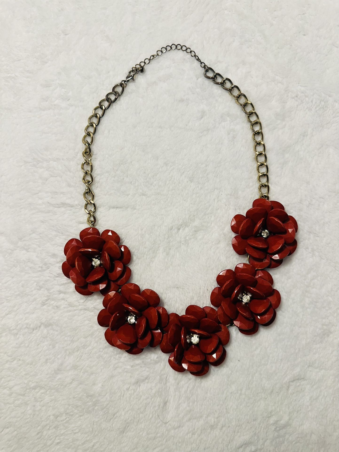Statement Rose Necklace