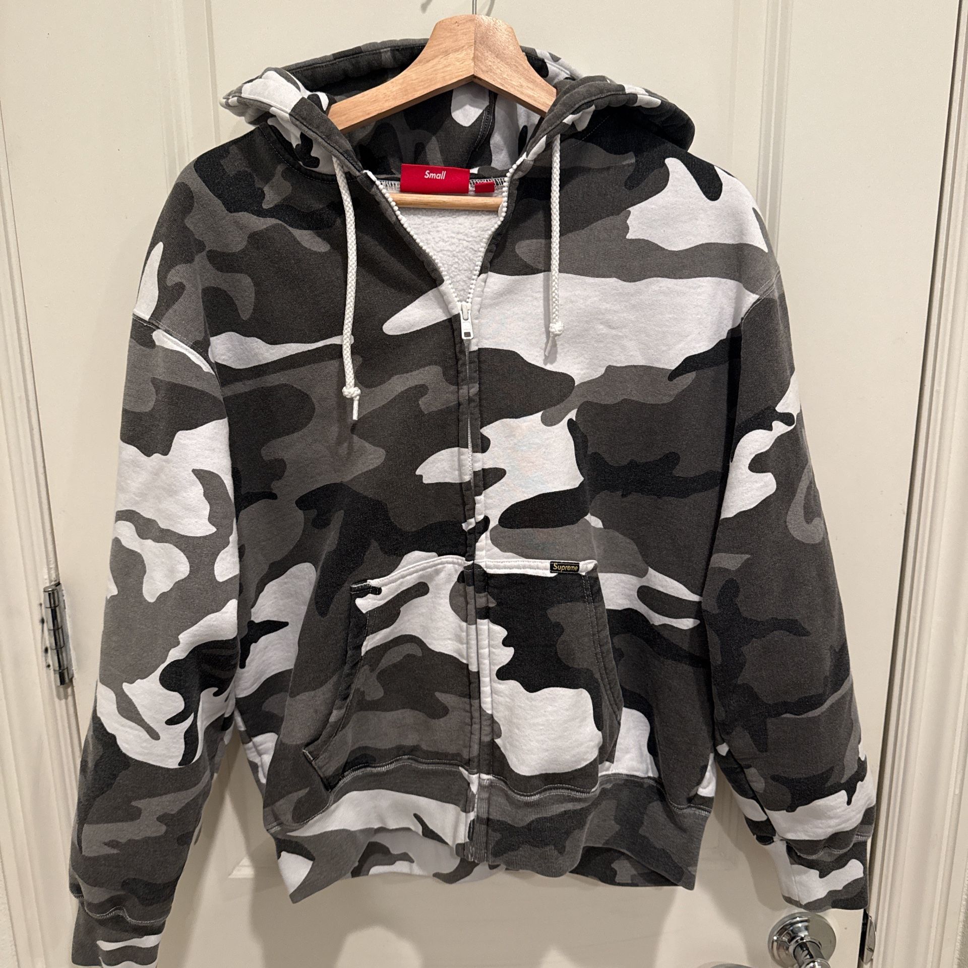 Supreme Camo Zip-Up Hoodie