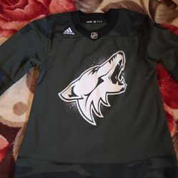 Coyotes Salute To Veterans Hockey Jesery