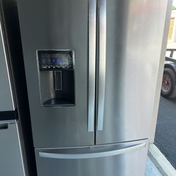 Whirpool French Door Refrigerator And Whirlpool Double Oven Stove 
