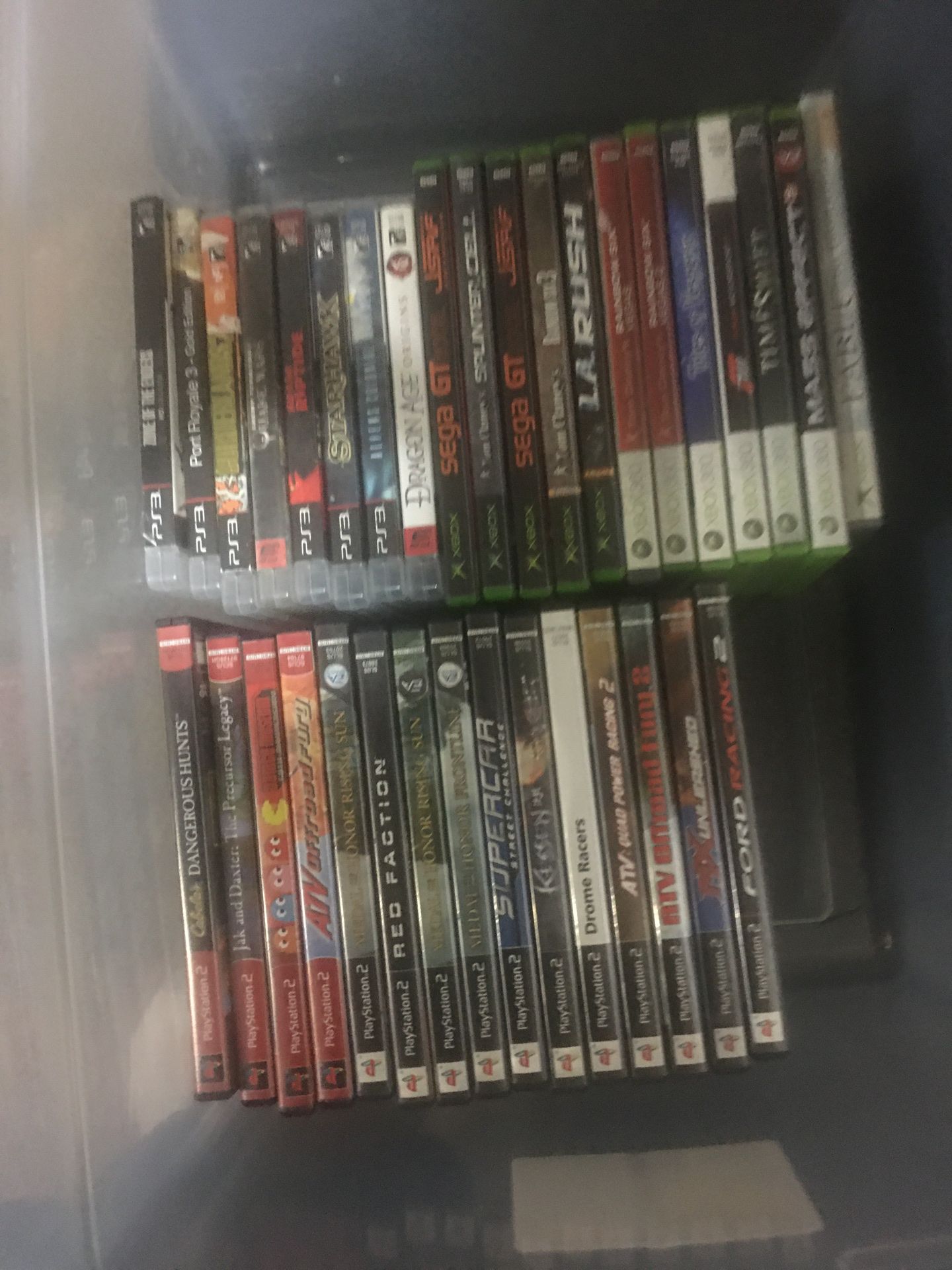 Game lot (Ps2, PS3, Xbox360)