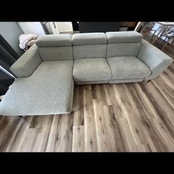Living Spaces Electric Reclining Couch