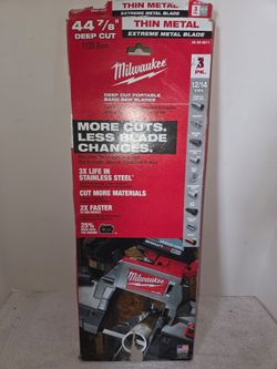 2 pk.. Milwaukee Band Saw Blade New (Price Is Firm)