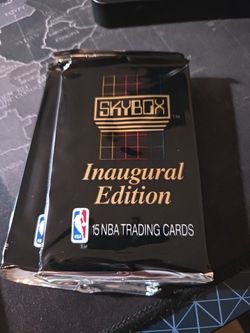 1990-91 Skybox Inaugural Edition NBA Basketball Cards 2 packs- Unopened