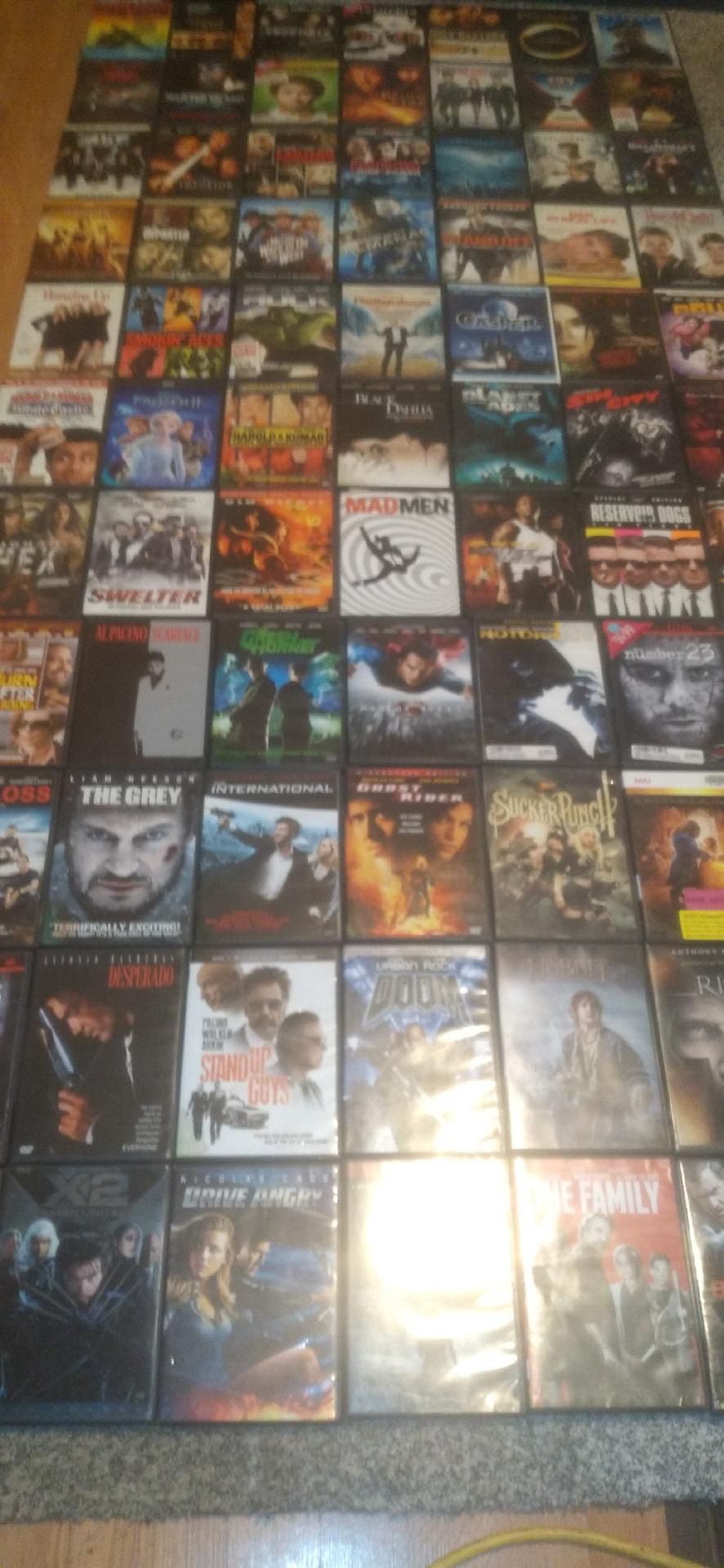 VARIETY TITLES OF DVD’S $1. EACH OR NEGOTIATE A SET PRICE FOR ALL OF THEM