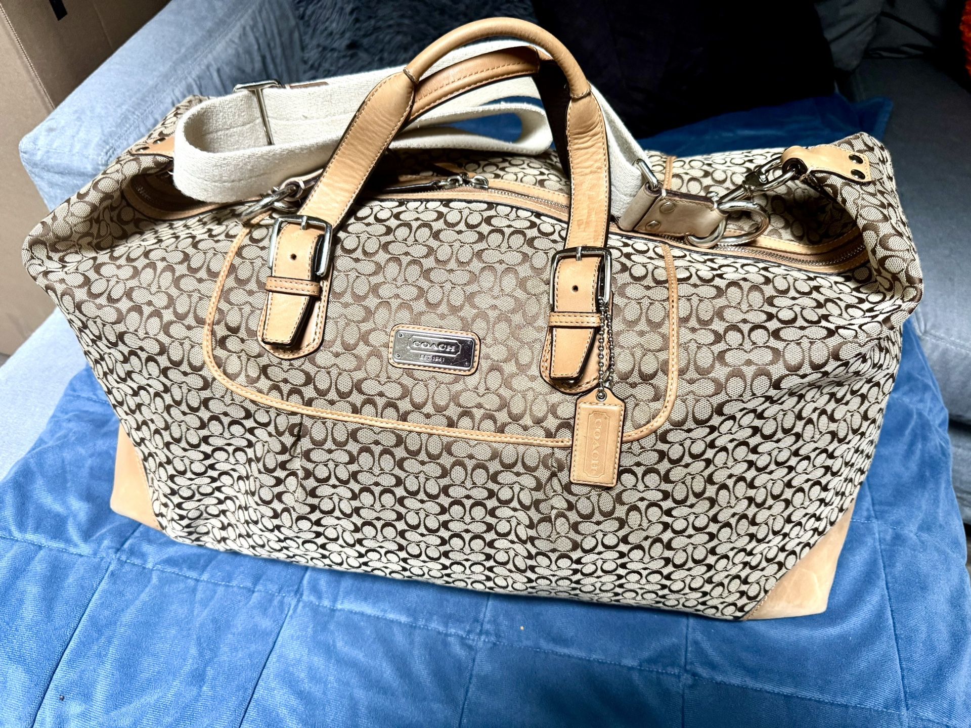 Coach Travel Bag (Authentic; Refurbished) w/ Coach Care Warranty
