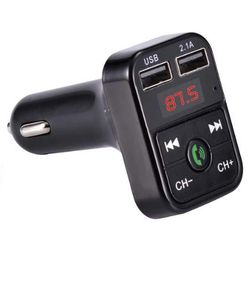 Wireless Bluetooth Car Kit Handsfree Talk MP3 player fm transmitter dual car charger