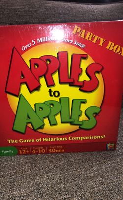 Party Box Apples To Apples Game. Please see all the pictures and read the description