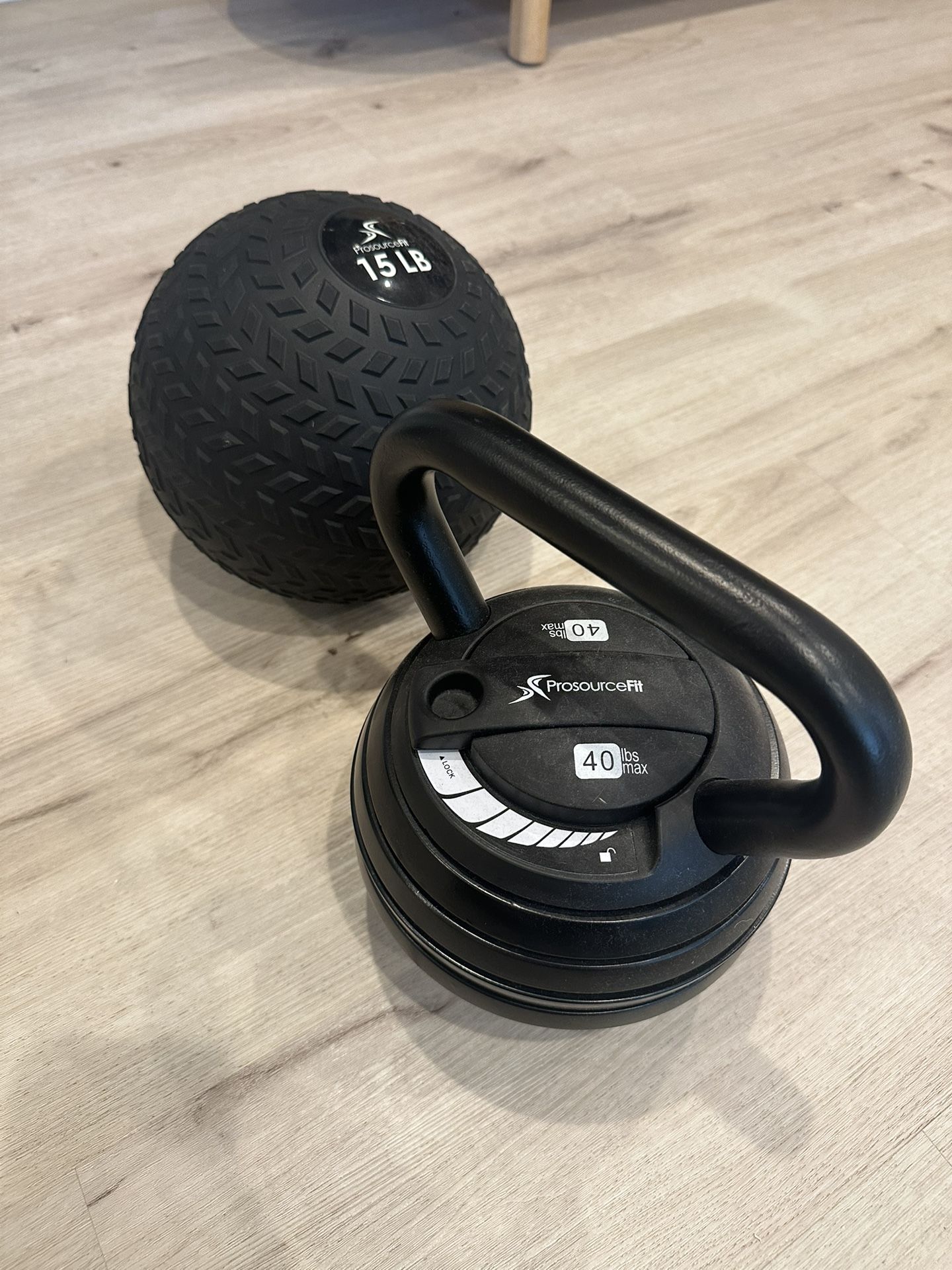 Adjustable KettleBell Weight and Medicine Ball