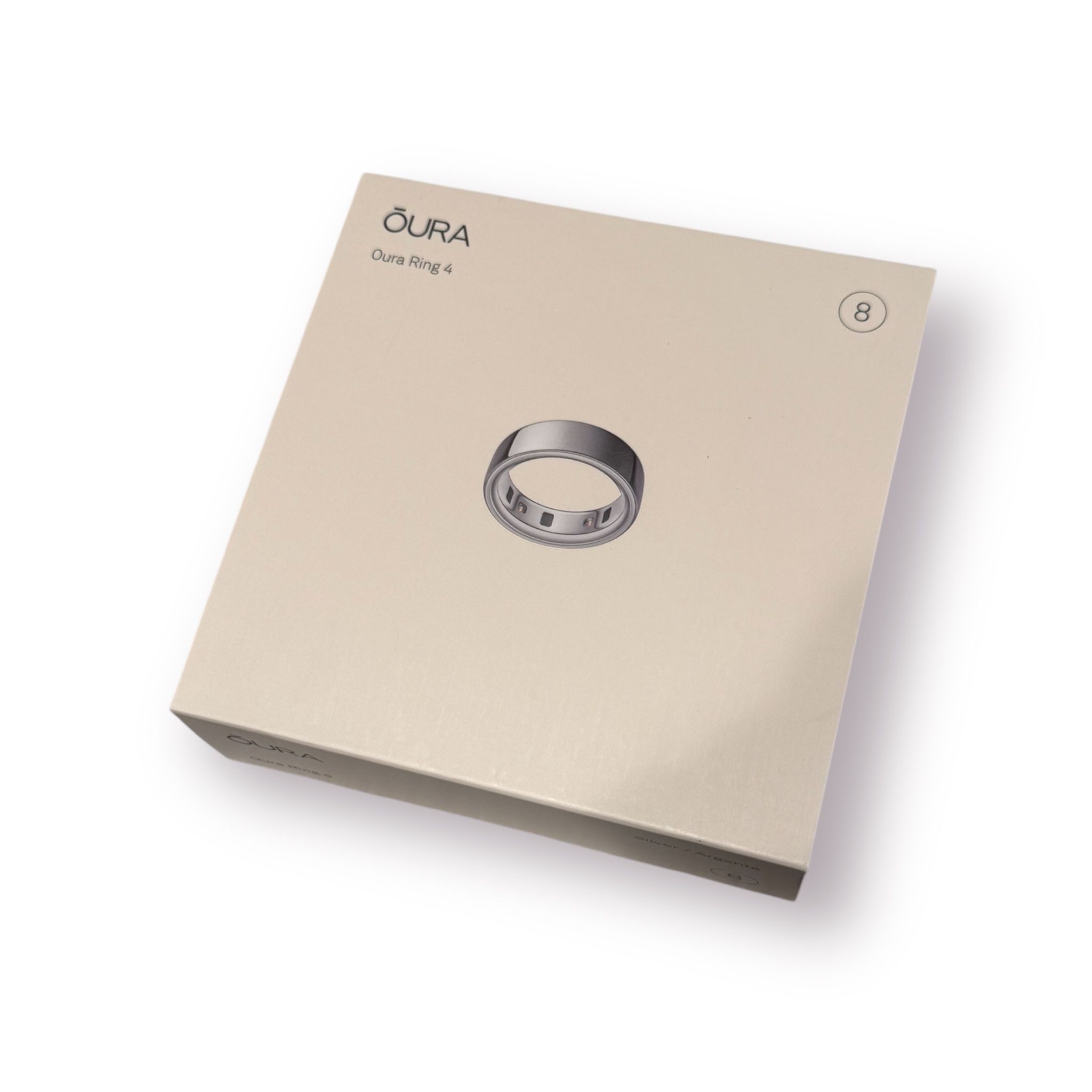 Oura Ring Silver Silver size 8