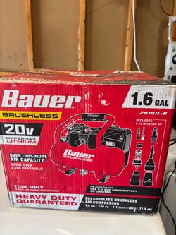 Bauer air compressor portable tool only