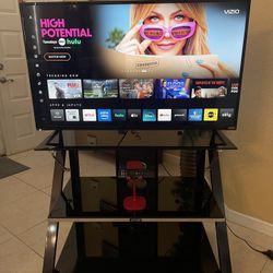 42” Vizio TV with TV Stand