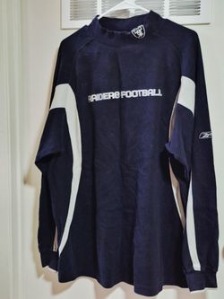Reebok Raiders Football Long Sleeve Shirt XL