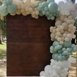 Backdrops And Balloon Garlands
