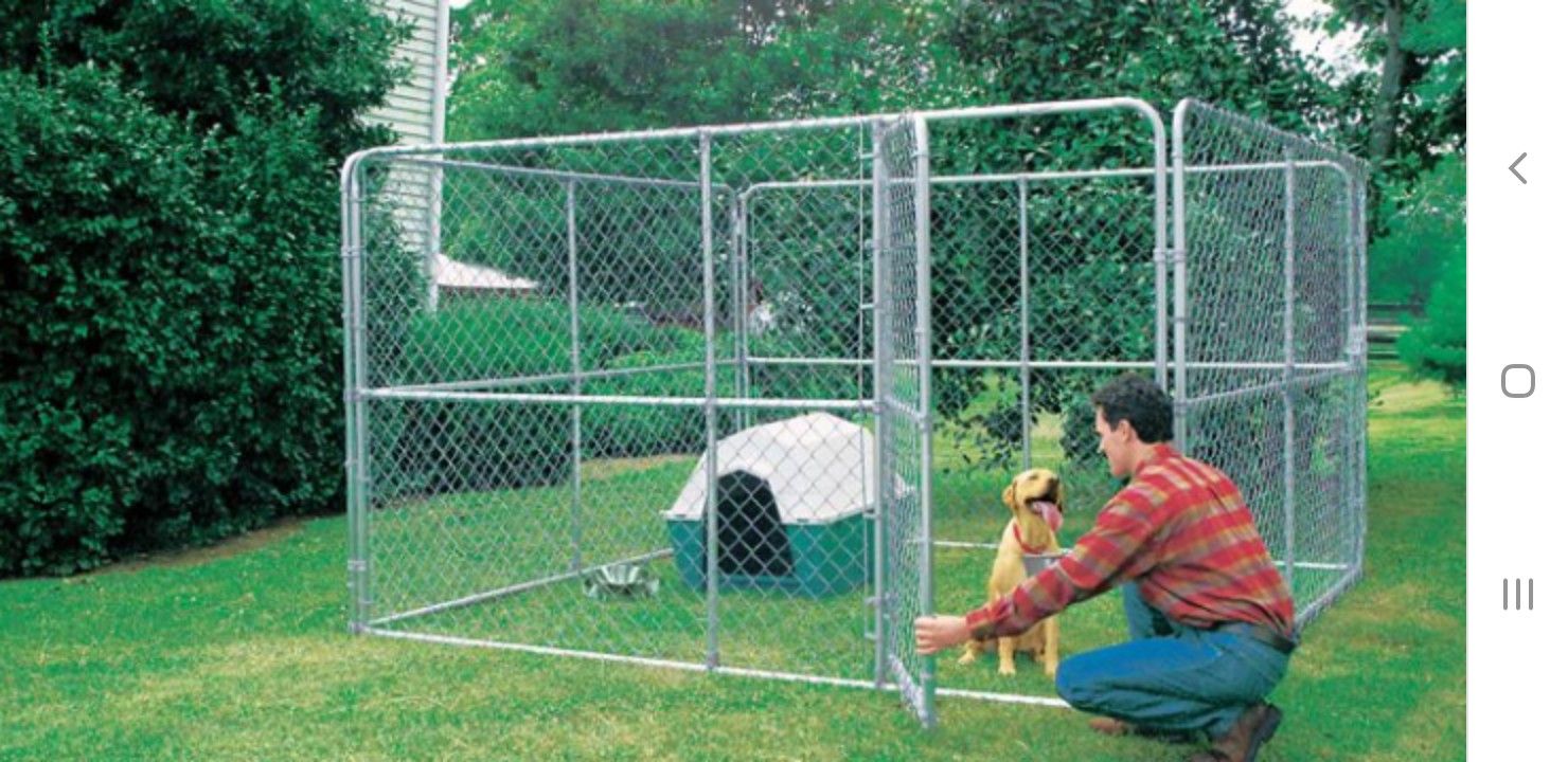 Stephens Pipe & Steel Dog Kennel, 10 ft. W x 10 ft. L x 6 ft. H for
