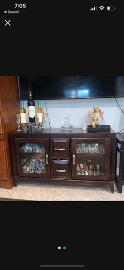 Wood TV Stand