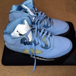 Jordan 5 Retro UNC University Blue Size 12