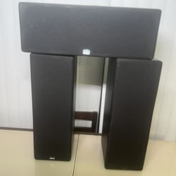 3 SVS Center Channel Speaker SCS-01 Lot Of 3 Fantastic Sounding. Used in good condition with some minor cosmetic blemishes. These blemishes are in the