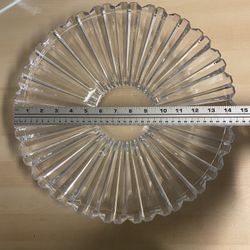 Crystal Plate 14.5” In Diameter