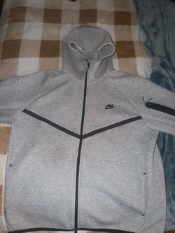 Nike Tech Fleece Full-Zip Hoodie Grey SIZE XL