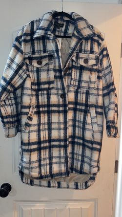 Love Tree Plaid Oversized Shacket
