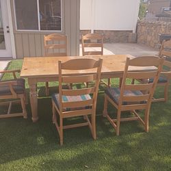 Dining Table And Dresser Set