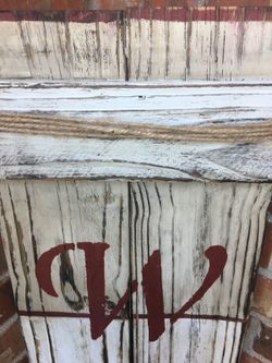 Handcrafted rustic wood signs