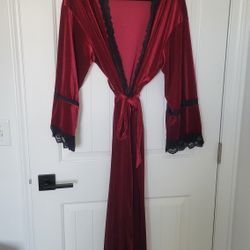 Red And Black Velvet Robe