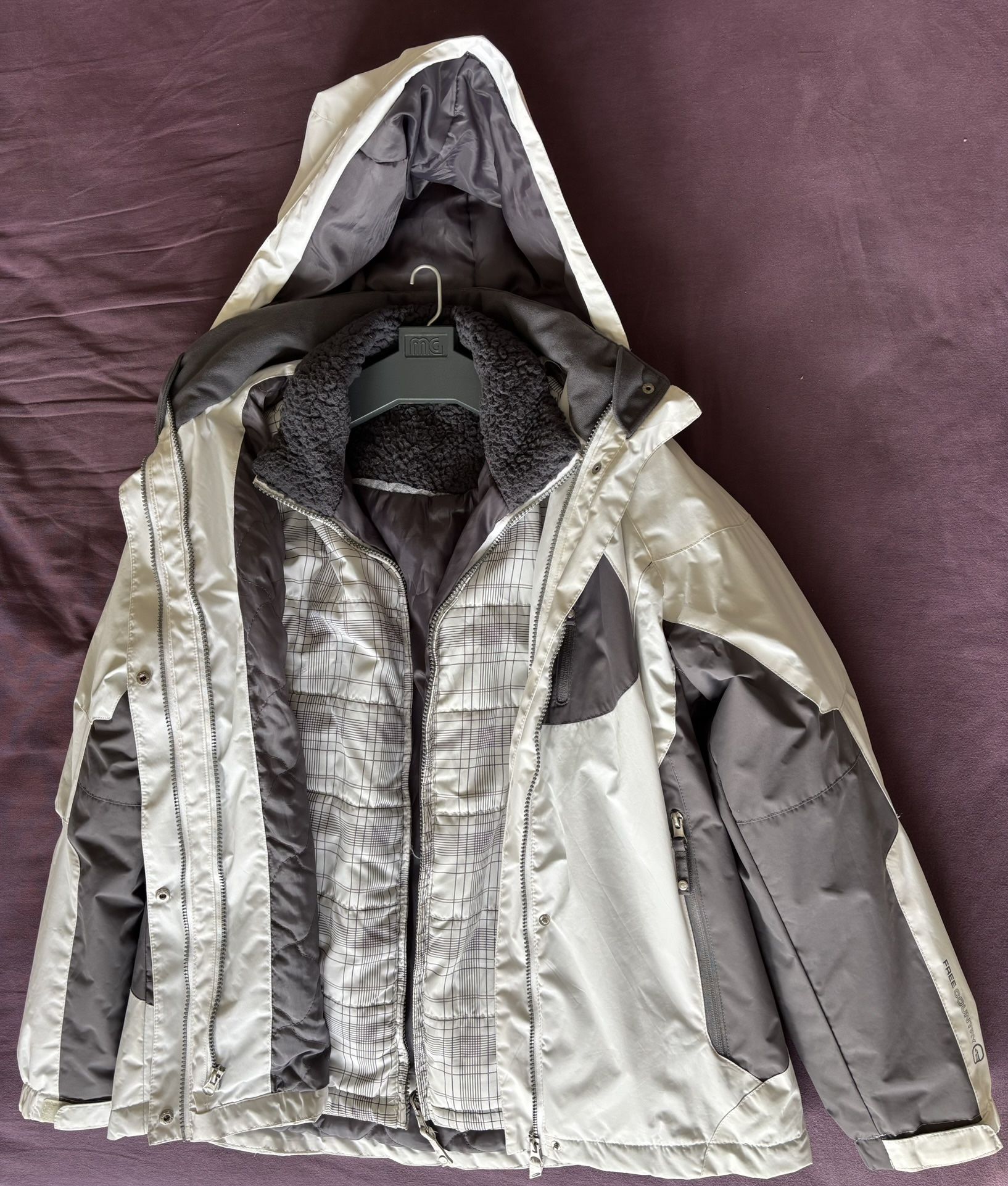 Excellent Very Warm Inner Vested Winter Jacket Large