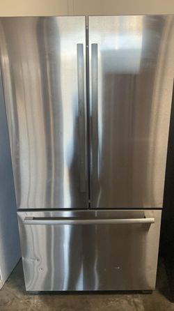 GE  3 Door Stainless Steel Refrigerator
