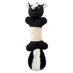 SKUNK SQUEAKY BONE PET TOY