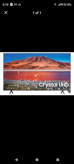 55" Samsung Crystal 4k Smart TV