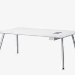 IKEA Galant Adjustable Table (white)