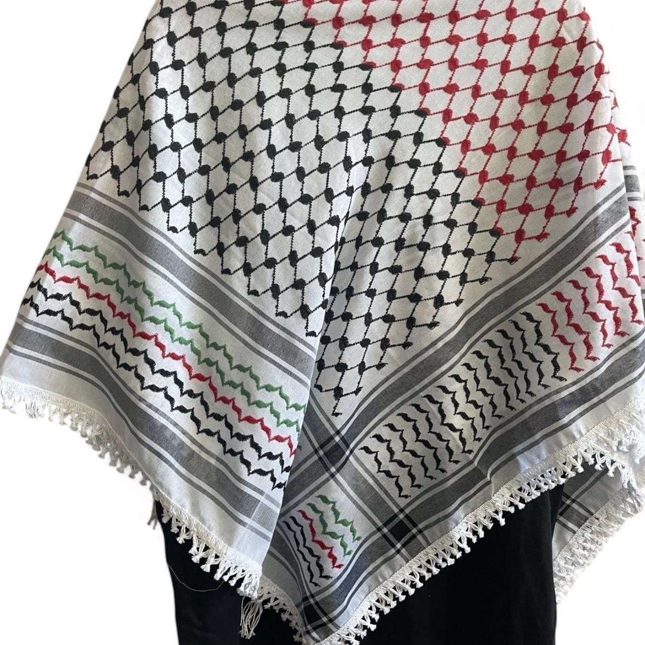 New | Flag Color Woven Keffiyeh