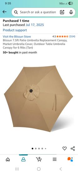 Umbrella Replacement