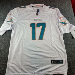 Miami Dolphins Jalen Waddle Mens XL Away White Football Jersey Various Sizes