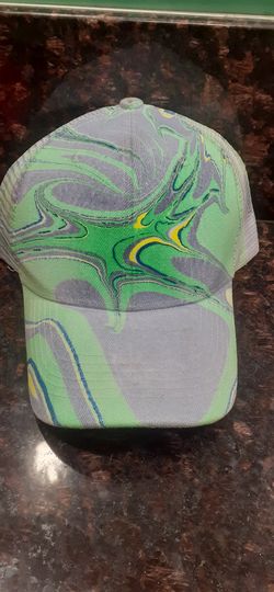 Custom Marble Swirl Mesh Back Cap – Unique One-of-a-Kind Hat