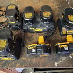 DeWalt 18 Volt Batteries With Chargers
