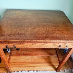 Antique Oak Writing Desk