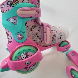 Hello Kitty Roller Skates Size Youth 11-2M