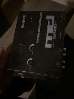 Boss amp and MD Sound MD-EP2X Digital Bass Reconstruction Processor