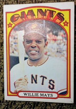 1972 Topps Willie Mays Card #49