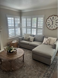 Crate & Barrel Sectional Sofa